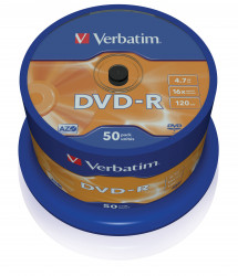 Verbatim DVD-R 16x 50 stuks Spindle