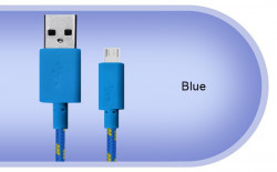 Codima USB naar Micro B Kabel 1m Blauw
