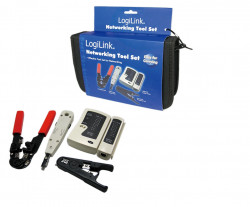 LogiLink Netwerk Tool-Kit incl. Tas - 4 delig