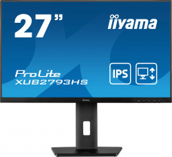 Iiyama ProLite XUB2793HS-B5 (27" FHD-IPS-4ms-HDMI/DPP-75Hz-Spk) Zwart