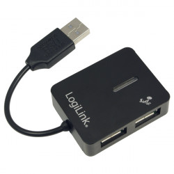mooi zo Pessimistisch Vanaf daar LogiLink Smile 4 Port unpowered USB Hub Black Online Bestellen / Kopen  Codima