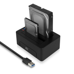 Pence Productie Zuidwest ACT AC1504 USB-A 3.2 Dual HDD Docking 2.5" & 3.5" SATA Online Bestellen /  Kopen Codima
