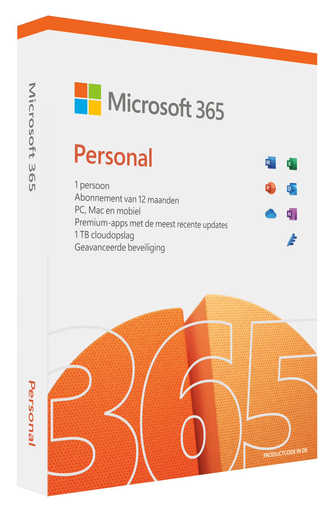 Microsoft 365 Personal (1D-12M) PC+Mac Online / Kopen