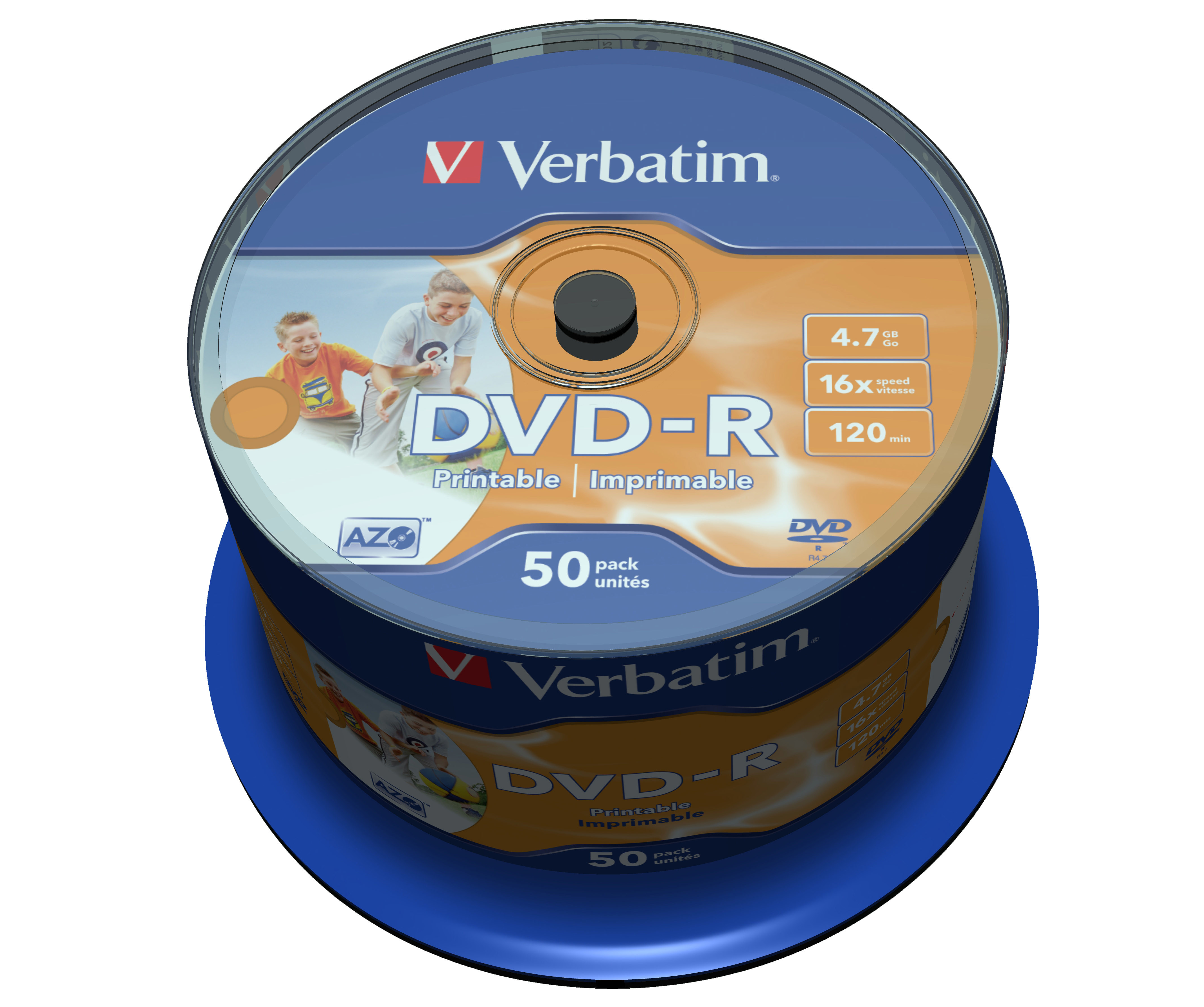 software Voorzichtigheid dubbele Verbatim DVD-R 16x 50 stuks Spindle Wide Printable Surface Online Bestellen  / Kopen Codima