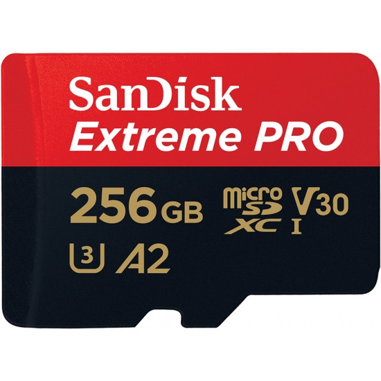 aantal Leia enthousiasme SanDisk Extreme Pro MicroSD 256GB (UHS-I) Online Bestellen / Kopen Codima