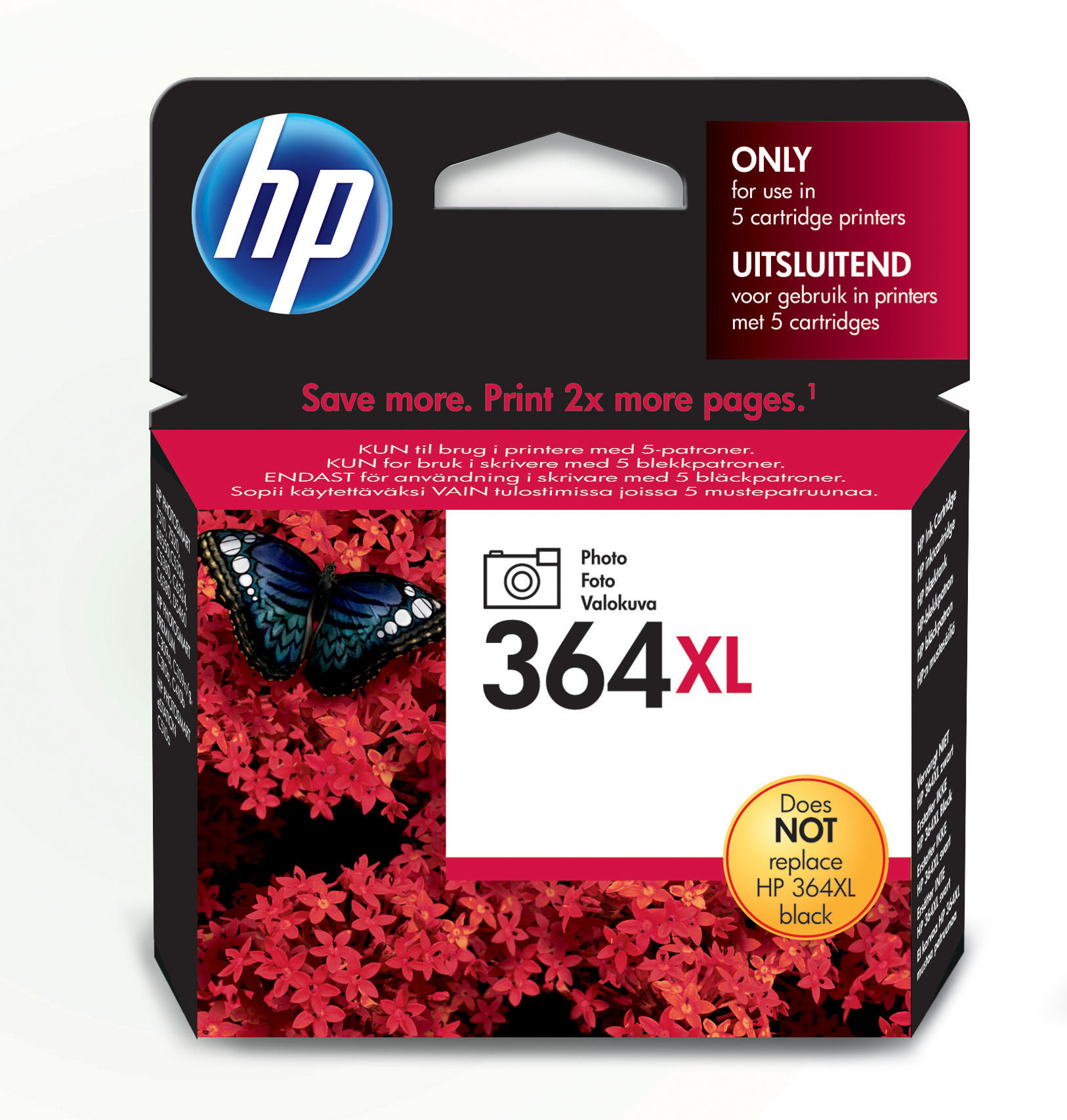 HP Inktcartridge N° 364 XL Foto Zwart Online Bestellen /
