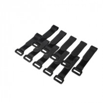 LogiLink Wire Strap Set 10pcs Black 150x20mm