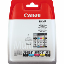 Canon Inktcartridge PGI-580 BK + CLI-581 CMYK Pakket