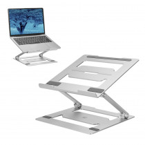 ACT AC8135 Aluminium laptop stand - 15" zilver - opvouwbaar