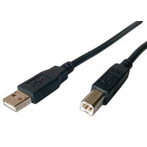 Sharkoon USB A naar B Kabel 3m M/M Zwart (Printer)