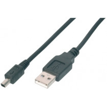 Codima USB 2.0 A/Mini B (4pin) Kabel 5 Meter M/M