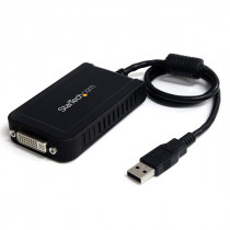 StarTech USB to DVI Adapter zwart (tot 1920x1200)