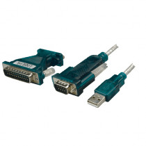 LogiLink USB 2.0 naar Seriele Adapter (DB9 en DB25)