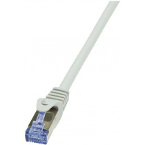 LogiLink CAT6A S/FTP Netwerkkabel 1m Grijs