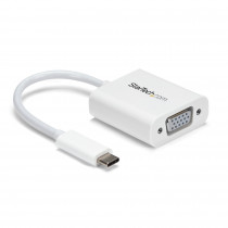 StarTech USB-C naar VGA/D-SUB M/F Adapter Wit