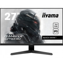 Iiyama G-Master Black Hawk G2740HSU-B1 (27" FHD IPS-1ms-HDMI/DPP-75Hz-Spk-USB 2.0 Hub) FreeSync Zwart