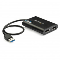 StarTech USB to Dual DisplayPort Adapter - 4K 60Hz - USB 3.0