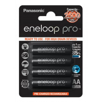 Panasonic Eneloop Pro AA - 4 Herlaadbare batterijen