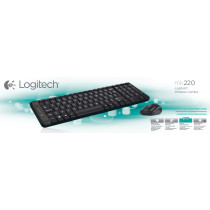 Logitech Wireless Keyboard and Mouse Combo MK220 Qwerty US