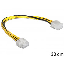 Delock 8 Pin EPS Extension Cable 0.3 Meter