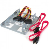 StarTech Dual 2.5 SATA HDD to 3.5 Bracket + cables
