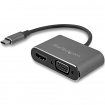 StarTech USB-C naar HDMI/VGA M/F Adapter Space Grey