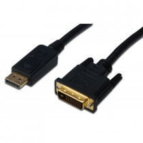 Logon DisplayPort naar DVI-D Kabel 2m M/M Zwart