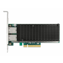 Delock PCIe x8 > 2x RJ45 10GbE Lan (Intel x540 Chipset)