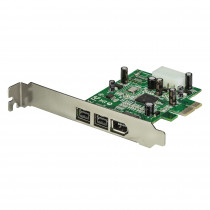 StarTech 3 port (2b & 1a) PCI-e 1394 FireWire Adapter Card