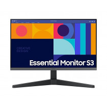 Samsung Essential Monitor S3 LS24C332GAUXEN (24" FHD IPS-4ms-HDMI/DPP-100Hz) FreeSync Zwart