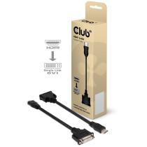 Club3D HDMI naar Single Link DVI-I Adapter M/F Zwart