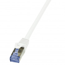 LogiLink CAT6A S/FTP Netwerkkabel 0,50m Wit