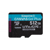 Kingston Canvas Go Plus MicroSD 512GB (UHS-I)