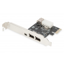 Digitus 3+1 Port FireWire 1394a PCI-e Adapter Card