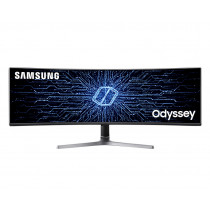 Samsung Odyssey LC49RG90SSPXEN (46" Dual QHD-VA-4ms-HDMI/DPP-100Hz-USB 3.2 Hub) Curved FreeSync Premium Zwart met Zilver