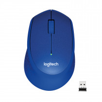Logitech M330 Silent Plus Wireless Mouse Blue