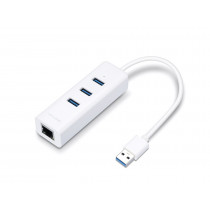 TP-Link UE330 3-Poort USB 3.0 Hub met Gigabit Netwerkpoort