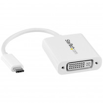 StarTech USB-C naar DVI-I SL M/F Adapter Wit