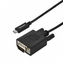StarTech USB-C naar VGA/D-SUB M/M Kabel - 3m Zwart