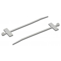 Logon Cable Ties 200 x 2.5mm - 100pcs - White+Marking plate