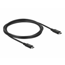 Delock USB-C M/M USB4 20Gbps vervangkabel - 2m zwart
