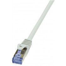 LogiLink CAT6A S/FTP Netwerkkabel 0,50m Grijs