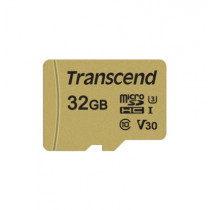Transcend 500S MicroSD 32GB (UHS-I) + adapter