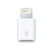 Apple Lightning naar Micro-USB M/F Adapter Wit