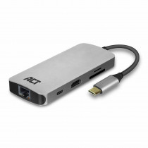 ACT AC7041 USB-C Docking 60W (HDMI/USB-A&C/LAN/SD)