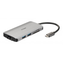 D-Link DUB-M810 USB-C Dock (USB-A/USB-C PD 100W/HDMI/LAN)