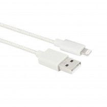 ACT AC3092 Lightning naar USB-A M/M kabel - 1m wit