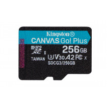 Kingston Canvas Go Plus MicroSD 256GB (UHS-I)