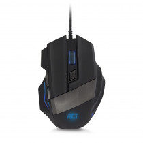 ACT AC5000 Bedrade gaming mouse met verlichting zwart