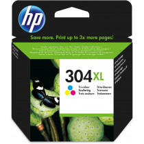 HP Inktcartridge N° 304 XL Driekleur